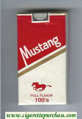 Mustang Full Flavor 100s cigarettes soft box