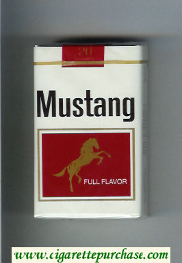 Mustang Full Flavor cigarettes soft box