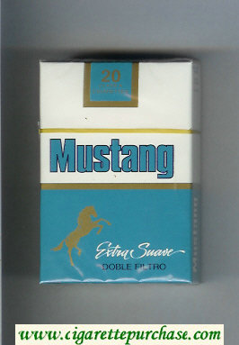 Mustang Extra Suave Doble Filtro cigarettes hard box