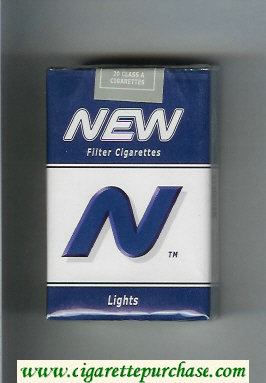 N New Lights cigarettes soft box