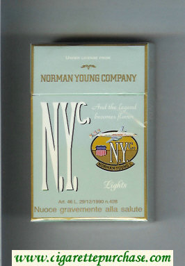 N.Y.C. Lights cigarettes hard box