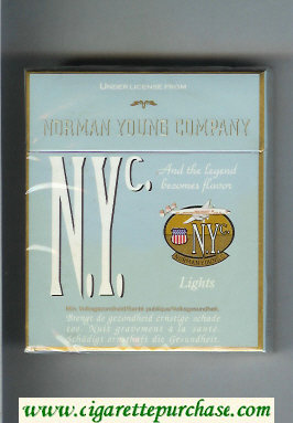 N.Y.C. Lights 25 cigarettes hard box