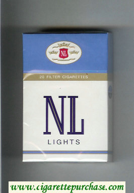 NL Lights cigarettes hard box