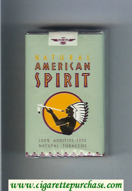 Natural American Spirit Natural grey cigarettes soft box