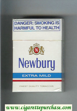 Newbury Extra Mild cigarettes hard box