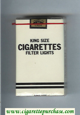 Cigarettes King Size Filter Lights soft box cigarettes
