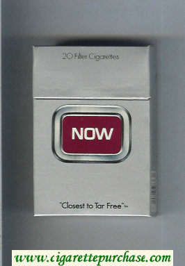 Now cigarettes hard box