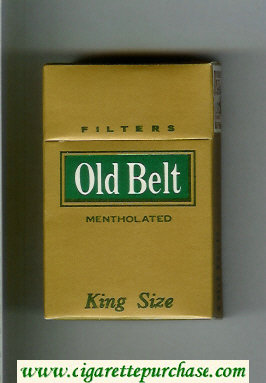 Old Belt Mentholated cigarettes hard box
