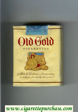 Old Gold cigarettes soft box
