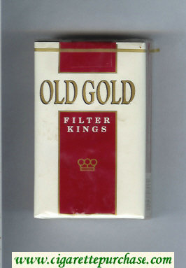Old Gold Filter Kings cigarettes soft box
