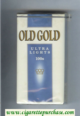 Old Gold Ultra Lights 100s cigarettes soft box