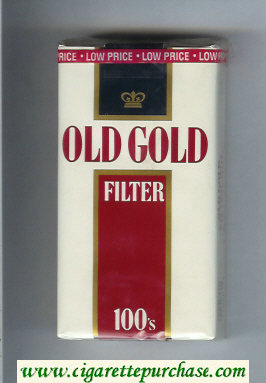 Old Gold Filter 100s cigarettes soft box