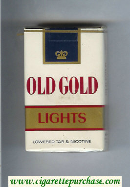 Old Gold Lights cigarettes soft box