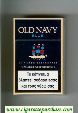 Old Navy Blue cigarettes hard box