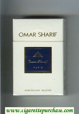 Omar Sharif cigarettes hard box