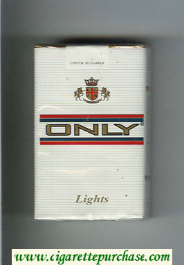 Only Lights cigarettes soft box