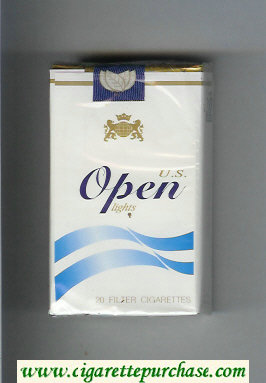 Open U.S. Lights 20 Filter cigarettes soft box