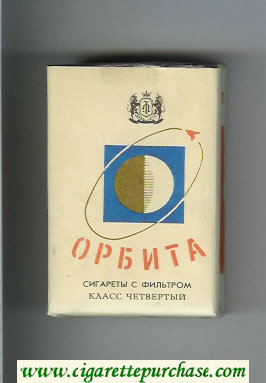 Orbita white and blue cigarettes soft box