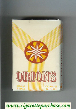 Orions cigarettes soft box