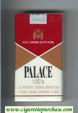 Palace 100s Full American Flavor cigarettes soft box
