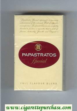 Papastratos Special Full Flavour Blend cigarettes hard box