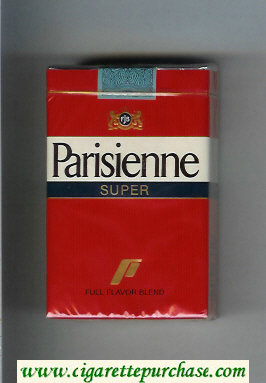 Parisienne Super soft box cigarettes