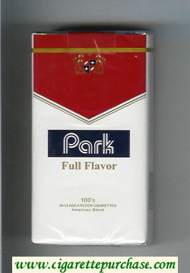 Park Full Flavor 100s cigarettes soft box