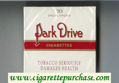Park Drive Cigarettes Special Virginia wide flat hard box