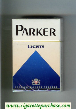 Parker Lights cigarettes hard box
