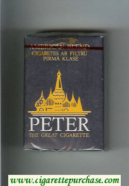 Peter American Blend cigarettes soft box