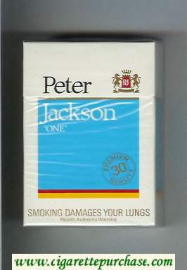 Peter Jackson One 30 cigarettes hard box