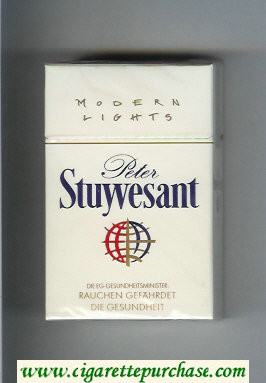Peter Stuyvesant Modern Lights cigarettes hard box