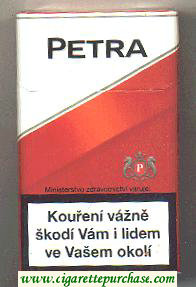 Petra hard box cigarettes