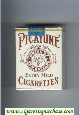 Picayune Extra Mild cigarettes soft box