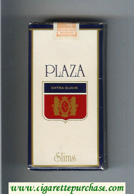 Plaza Extra Suave Slims 100s cigarettes soft box