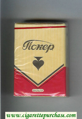 Poker cigarettes soft box