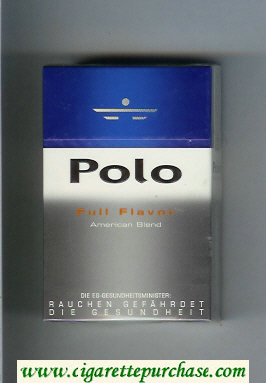 Polo Full Flavor American Blend cigarettes hard box