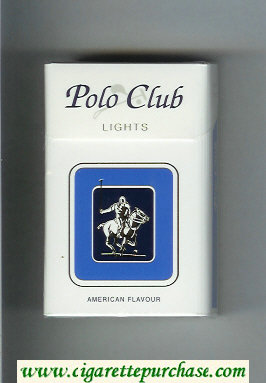 Polo Club Lights American Flavour cigarettes hard box
