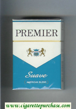 Premier Suave American Blend cigarettes hard box