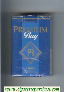 Premium Buy P3 Lights cigarettes soft box