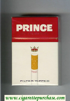 Prince Of Blends Filter Tipped cigarettes hard box