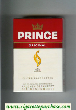 Prince Original cigarettes hard box