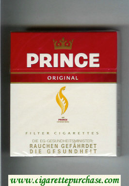Prince Original 25 cigarettes hard box