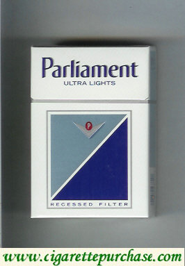 Parliament Menthol Lights 100s cigarettes hard box