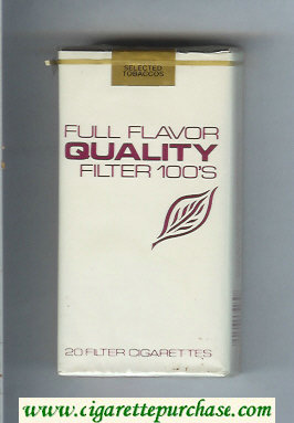 Quality Full Flavor 100s cigarettes soft box
