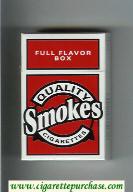Quality Smokes Full Flavor cigarettes hard box