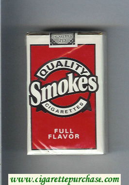 Quality Smokes Full Flavor cigarettes soft box