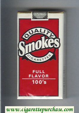 Quality Smokes Full Flavor 100s cigarettes soft box