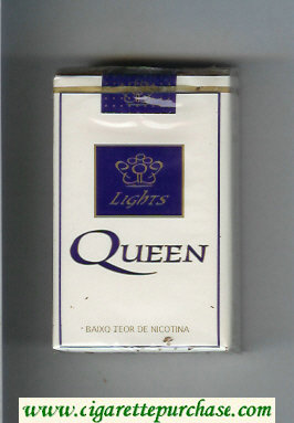 Queen Lights cigarettes soft box
