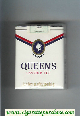 Queen's Favourites cigarettes soft box